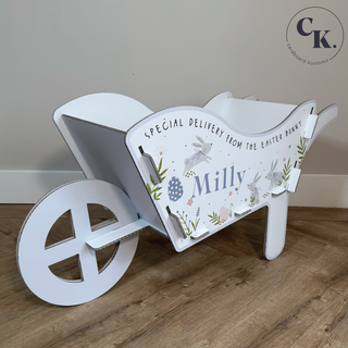 Easter Wheel Barrow Egg Cart, Bunny Barrow image 2