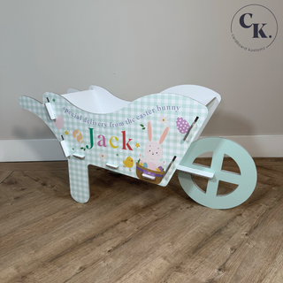 Easter Wheel Barrow Egg Cart, Bunny Barrow image 1