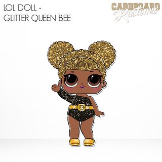LOL Doll Glitter Queen Bee Cut Out, Cardboard Cut Out, LOL Surprise image 0