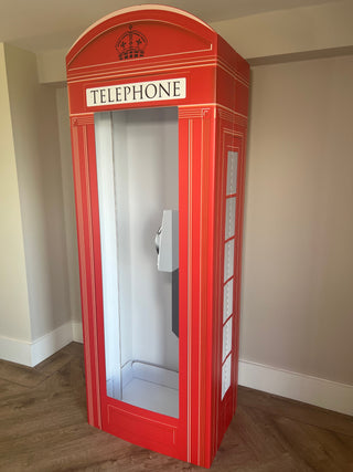 Full Size Telephone Box Photo Box - Red image 1