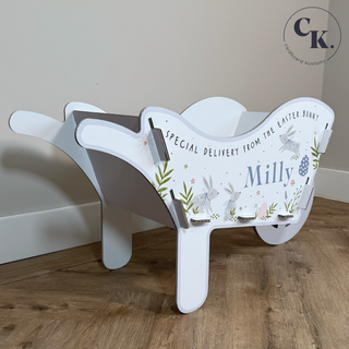 Easter Wheel Barrow Egg Cart, Bunny Barrow image 4