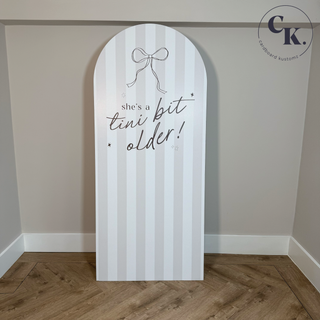 Espresso Martini Backdrop, Tini Bit Older Backdrop, Birthday Backdrop image 1