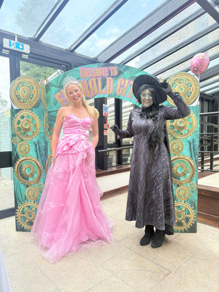 Wicked Emerald City Gates, Emerald city pillar arch, party back drop