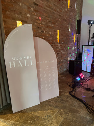 Welcome Sign & Table Plan image 1