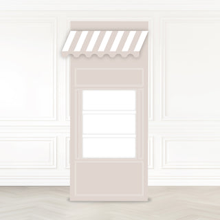 Shop Front Shelving Backdrop