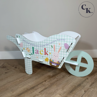 Easter Wheel Barrow Egg Cart, Bunny Barrow image 5