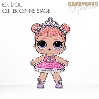 LOL Doll Glitter Centre Stage Cut Out, Cardboard Cut Out, LOL Surprise image 0