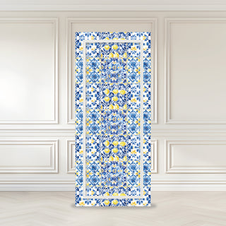 Amalfi Lemon Italian Pattern Rectangle Backdrop