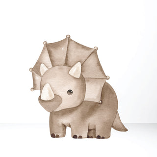 Dinosaur Cut Out - Boho Triceratops, Kids Party Decor