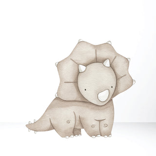 Dinosaur Cut Out - Pastel Triceratops, Kids Party Decor