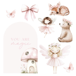 Fairy Mini 4ft Birthday Bundle, DIY Party Pack