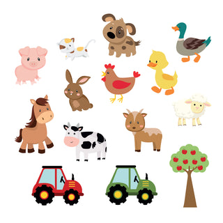 Farm Characters Cut Out