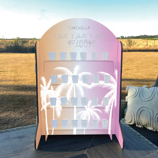 Coachella/Festival Table Top Shot Wall