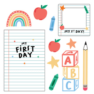 My 1st Day of School Mini 4ft Bundle, DIY Party Pack
