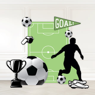 Football Mini 4ft Birthday Bundle, DIY Party Pack