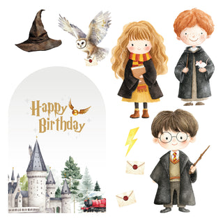 Wizard School Mini 4ft Birthday Bundle, DIY Party Pack