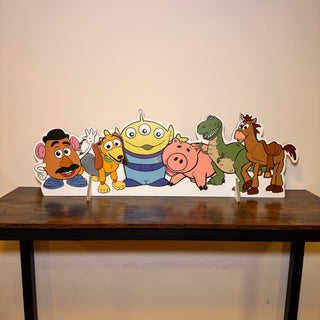 Toy Character Table Centre Piece - Solid Colour