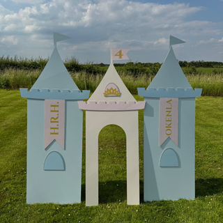 Princess Castle Trio of Backdrops with 3D Detailing