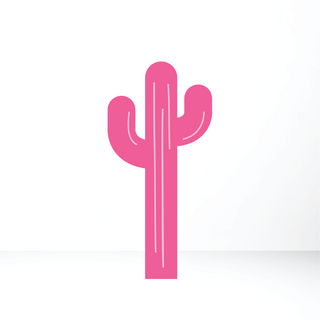 Pink Cactus Cut Out, Last Rodeo Theme Cut Out