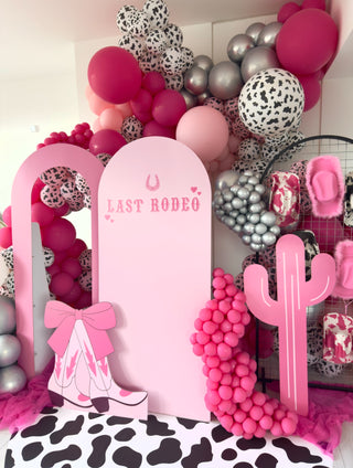 Pink Cactus Cut Out, Last Rodeo Theme Cut Out