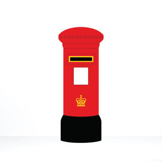 Red London Post Box Cut Out