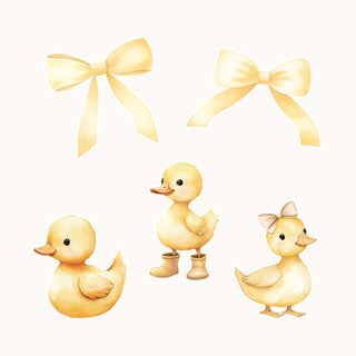 Lucky Ducks, Five Mini Cutouts