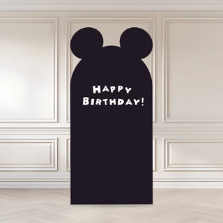 Classic Mouse Ears Backdrop, Happy Birthday Backdrop