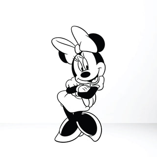 Classic Girl Mouse Cut Out