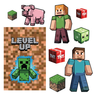 Mine Gamer Mini 4ft Birthday Bundle, DIY Party Pack