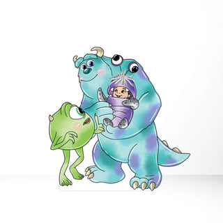 Monsters Group Character Cut Out