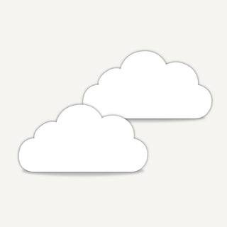 Cloud Cutouts, Set of 2