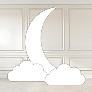 Moon and Clouds Cut Out Set