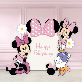 Classic Girl Mouse + Girl Duck Mini 4ft Birthday Bundle, DIY Party Pack