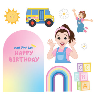 Ms. Children's Entertainer Mini 4ft Birthday Bundle, DIY Party Pack