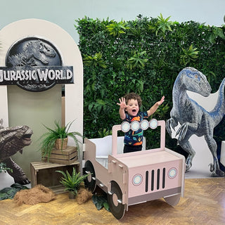 3D Safari Jeep Car Party Prop