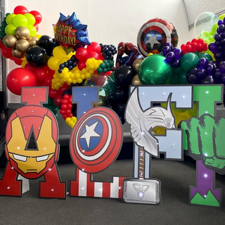 Super Hero LED Letters & Numbers