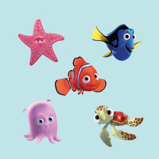 Fish, Sea Creature Friends, Five Mini Cutouts