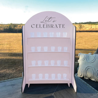 Table Top Personalised Party Shot Wall