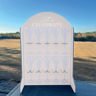 Table Top Personalised Party Champagne or Prosecco Wall