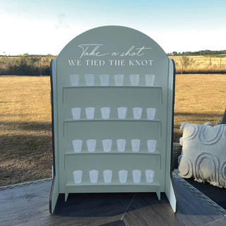 Table Top Personalised Party Shot Wall