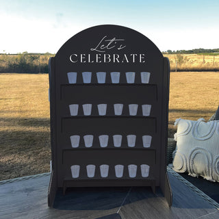 Table Top Personalised Party Shot Wall