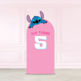 Hawaiian Alien Birthday Backdrop