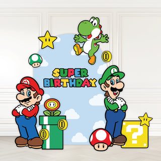 Super Gamer Mini 4ft Birthday Bundle, DIY Party Pack