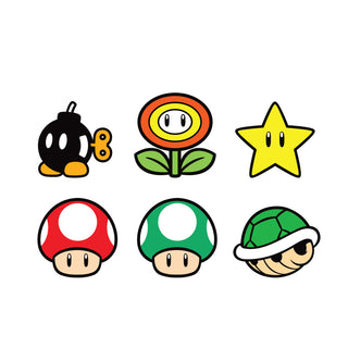 Super Gamer Icons, Six Mini Cutouts