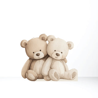 Cuddling Teddy Bear Cut Out