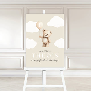 Teddy Bear Welcome Sign