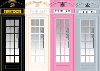 3D Full Size Red Telephone Box Photo Box, Photo Booth Box