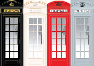 3D Full Size Pink Telephone Box Photo Box, Photo Booth Box