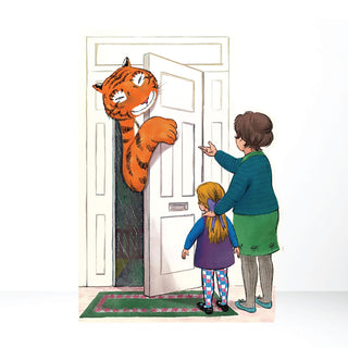 Tiger Who Came To Tea - Tiger Door Cut Out