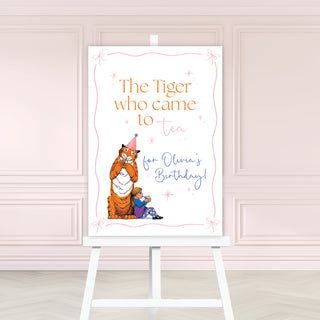 Tiger Who Came to Tea Welcome Sign